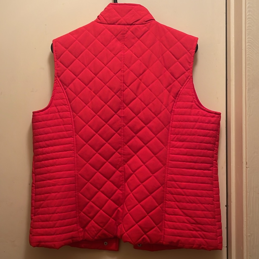 Orangish Red Vest - Picture 2 of 3